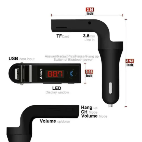 wireless car music player,