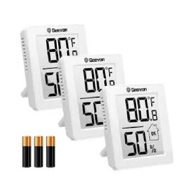 wall clock with temperature