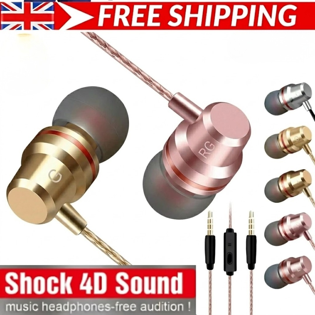 wired earphones with deep bass
