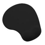 Gel Wrist Rest Mouse Pad in black color