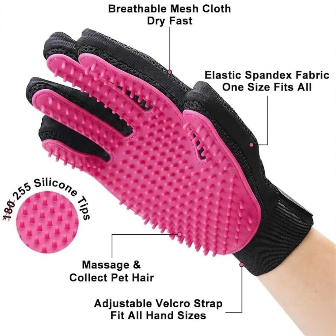 Pet Grooming Gloves (3)