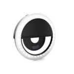 Portable Selfie Ring Light in black color