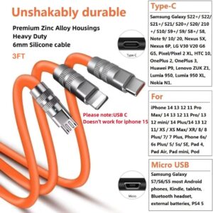 Short 3 in 1 Charging Cable (1)