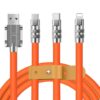 Short 3 in 1 Charging Cable