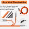 Short 3 in 1 Charging Cable (3)