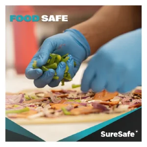 blue nitrile vinyl gloves,