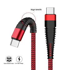 braided iphone fast charging cable