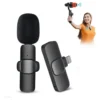 dual wireless lavalier microphone iphone