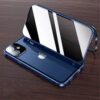 magnetic anti peeping iphone case in blue color