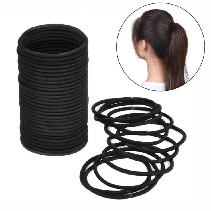 mini thin hair elastics