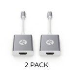 pack of 2 usb c to hdmi adapter
