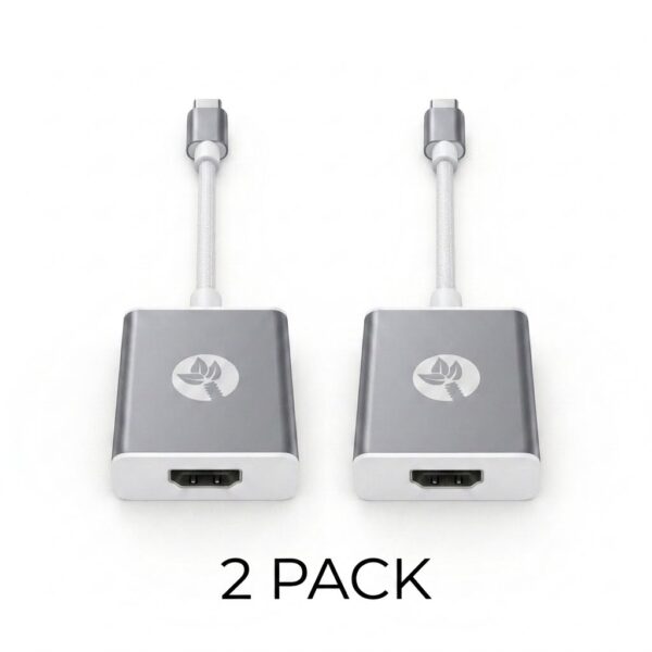 pack of 2 usb c to hdmi adapter