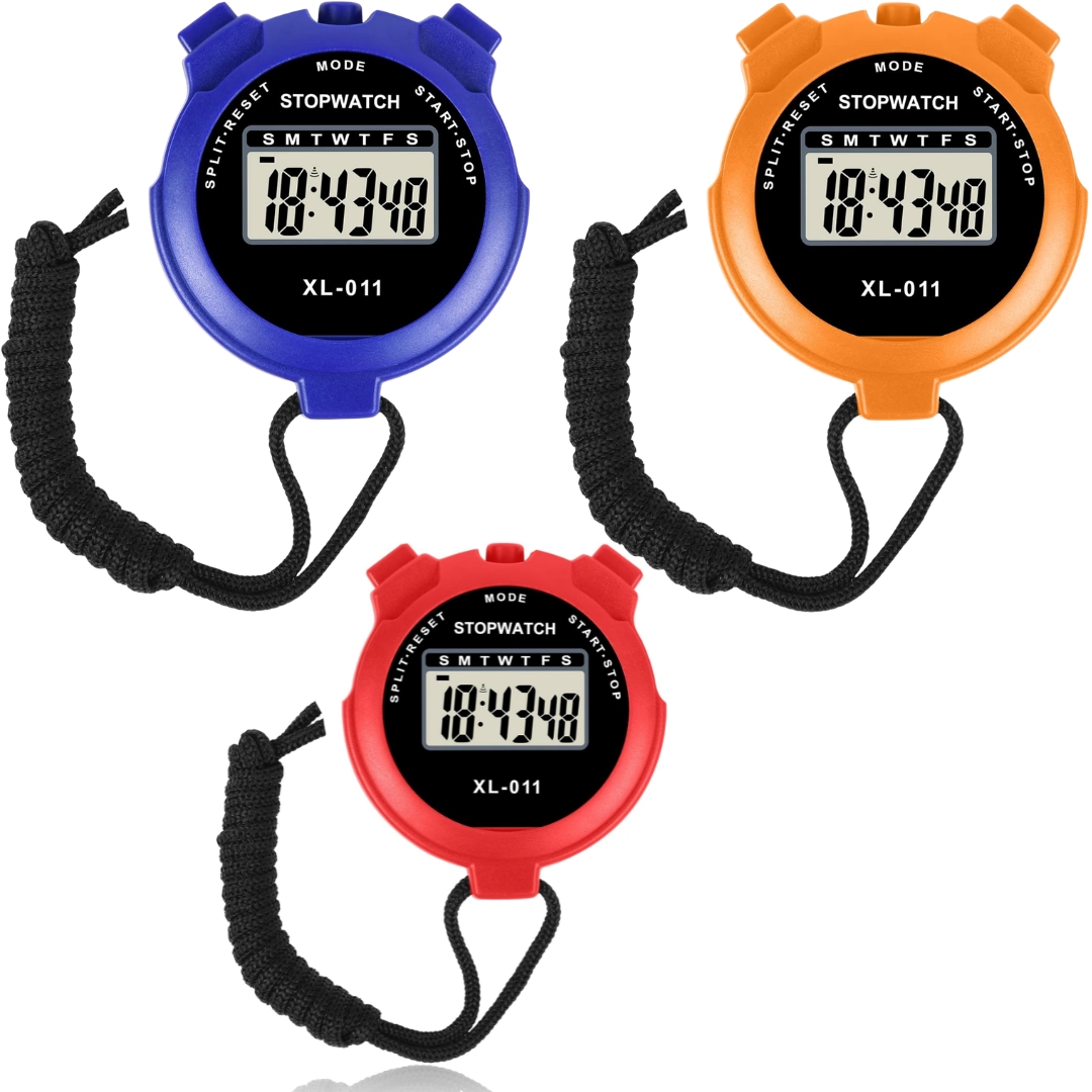 pack of 3 stopwatches
