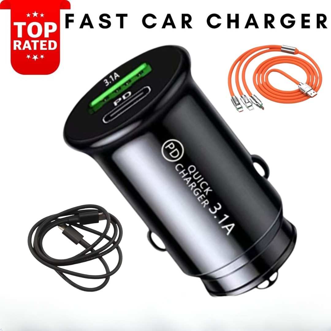 qc3.0 car charger bundle