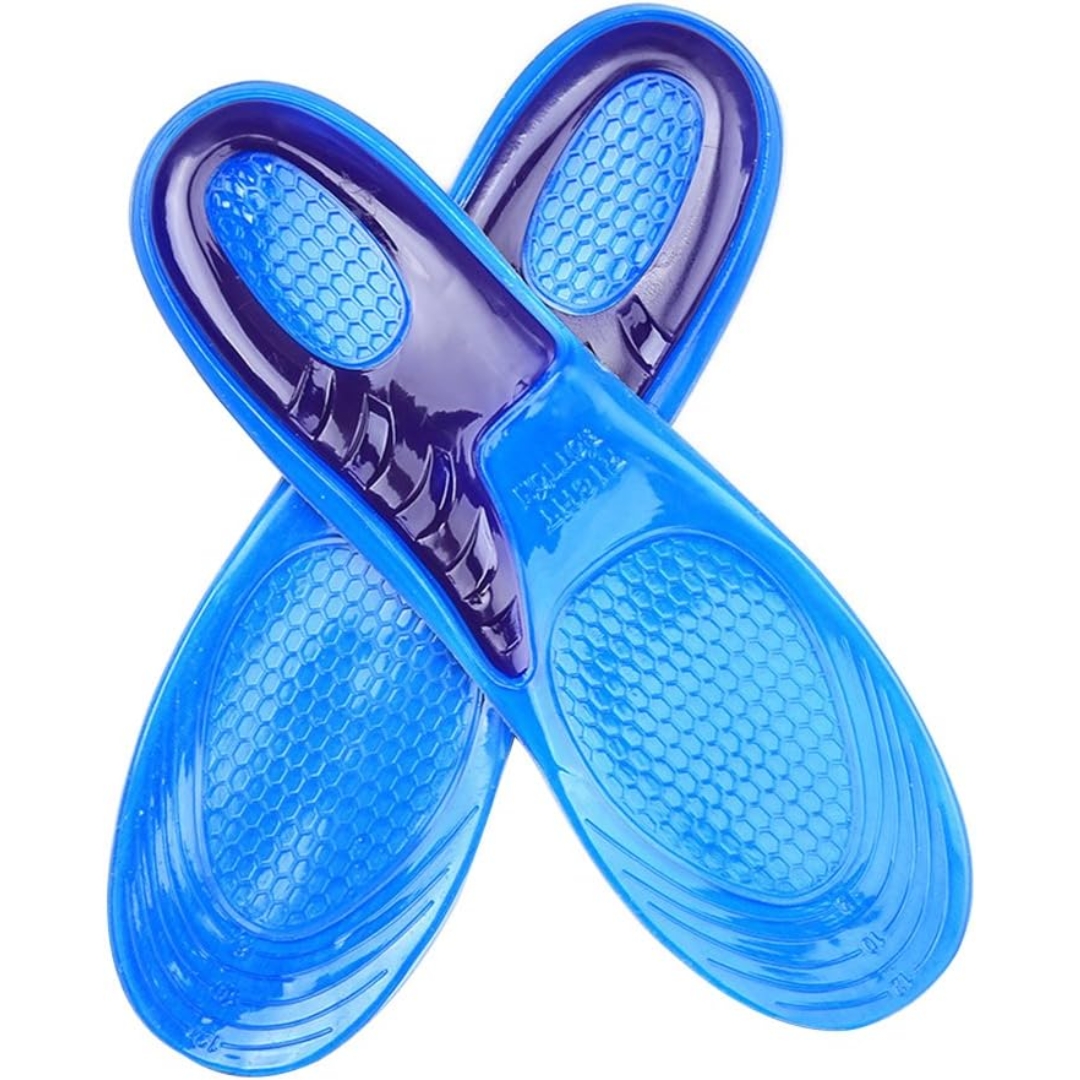 shock absorbing shoe insoles