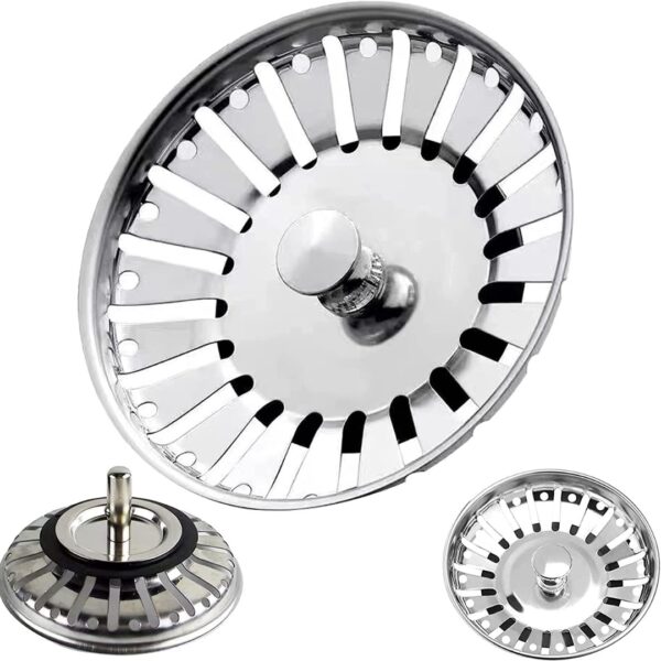 sink strainer stopper set