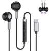 usb c headphones with mic
