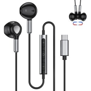 usb c headphones with mic